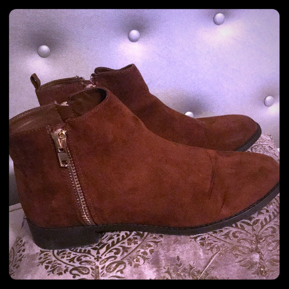Dark Brown Booties